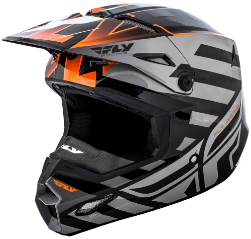 Fly Racing - Fly Racing Elite Cold Weather Interlace Helmet - 73-4942-7-L - Black/Orange - Large