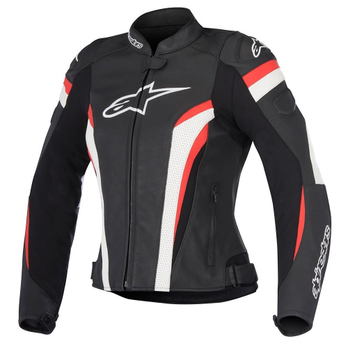 Alpinestars - Alpinestars Stella GP Plus R Airflow Leather Jacket V2 - 3110617-123-40 - Black/White/Red - 4