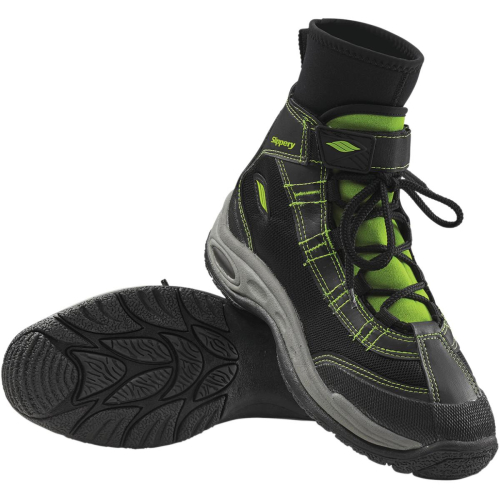 Slippery - Slippery Liquid Race Boots - XF-2-3261-0156 - Black/Lime - 2XL