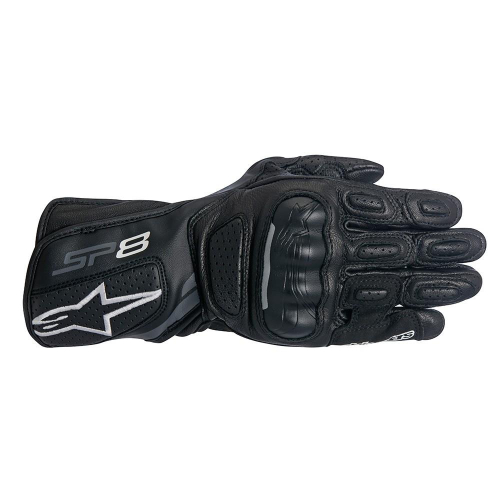 Alpinestars - Alpinestars Stella SP-8 V2 Womens Gloves - 3518317-111-M - Black/Dark Gray - Medium