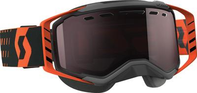 Scott USA - Scott USA Prospect Snowcross Goggles - 262581-1009313 - Black/Orange / Amp Silver Chrome Lens - OSFM