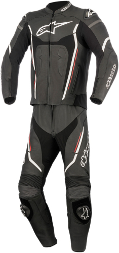 Alpinestars - Alpinestars Motegi Two-Piece Leather Suit V2 - 3161017-123-50 - Black - 40