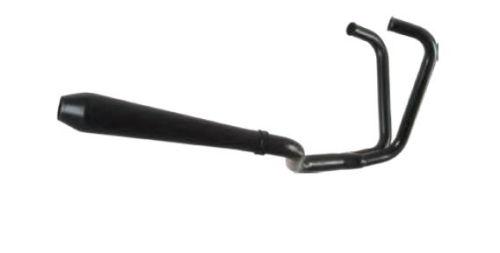 Mac - Mac 2-Into-1 Reverse Cone Complete System - BlackHeader/Black Muffler - 501-0503RC