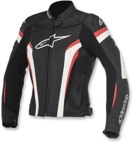 Alpinestars - Alpinestars Stella GP Plus R Womens Leather Jacket V2 - 3110517-123-38 - Black/White/Red - 2