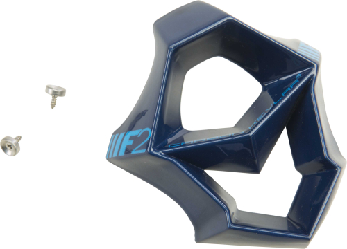 Fly Racing - Fly Racing Mouth Piece for F2 Carbon-Rewire Helmets - Blue/Light Blue - 73-46352