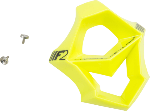 Fly Racing - Fly Racing Mouth Piece for F2 Carbon-Rewire Helmets - Hi-Vis/Black - 73-46350