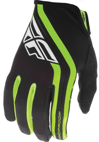 Fly Racing - Fly Racing Windproof Gloves - 371-14910 - Black/Hi-Vis - 10