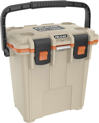 Pelican Products - Pelican Products Elite 20qt. Cooler - Tan/Orange - 20Q-11TANORG