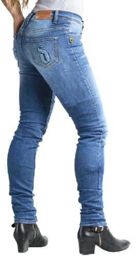 Drayco - Drayco Racey Womens Riding Jeans - DRCY02 - Light Blue - 2