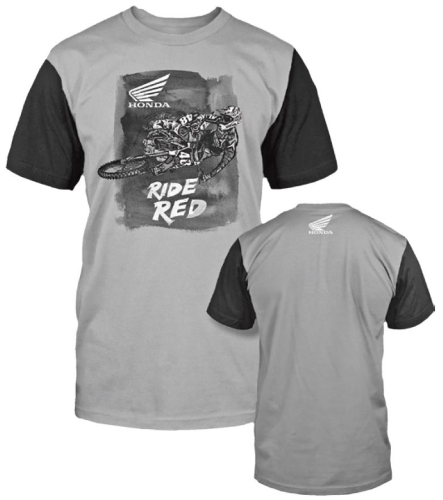 DCOR - DCOR Lets Moto T-Shirt - 80-109-2 - Gray/Black - Medium