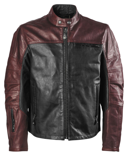 RSD - RSD Ronin Leather Jacket - 0801-0259-3652 - Black/Oxblood - Small