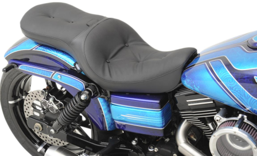 Drag Specialties - Drag Specialties Low Profile Touring Seat w/ Driver Backrest Option - Pillow - 0803-0558
