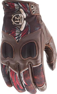 Highway 21 - Highway 21 Vixen Womens Gloves - 5884 489-00935 - Liberty Brown - X-Large