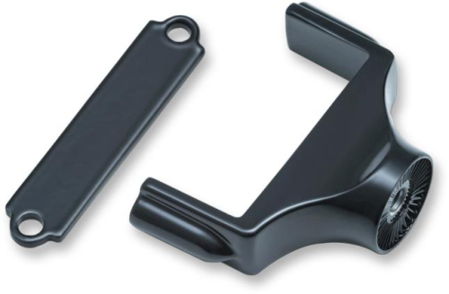 Kuryakyn - Kuryakyn Sie Mount License Plate Clamp - Gloss Black - 3195