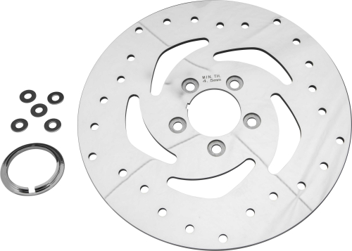 HardDrive - HardDrive Front Super Flow Brake Rotor - 11.5in. - Mirror Polished - 144673