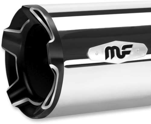 MagnaFlow - MagnaFlow Impact 4-1/2in. Slip-On - Chrome w/ Black End Cap - 7200905