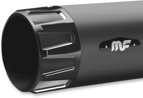 MagnaFlow - MagnaFlow 4in. Knock Out Slip-On Muffler - Black w/ Black End Caps - 7200902