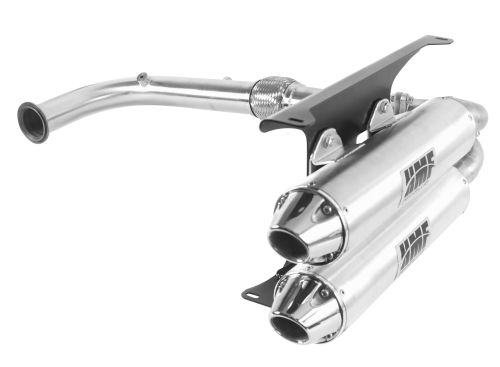 HMF Engineering - HMF Engineering Performance Series Dual Full System Exhaust - Brushed - 01660A636086