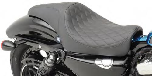 Drag Specialties - Drag Specialties Caballero Seat - Diamond Stitch - 0804-0666