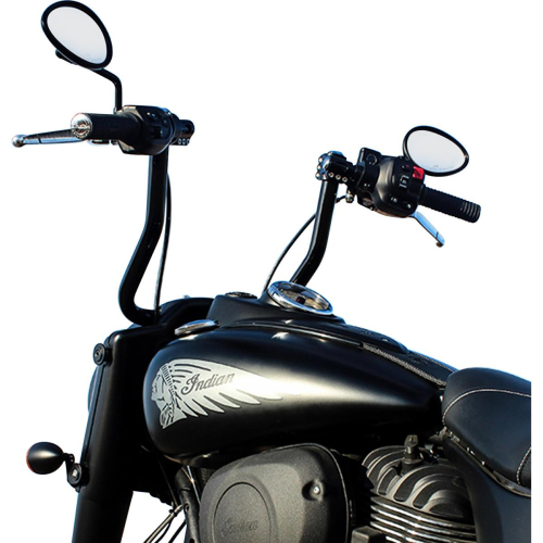 Klock Werks - Klock Werks Klip Hanger Handlebar Kit - 14in - Black/Black - KW06019012B