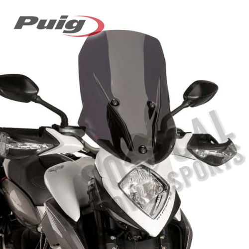PUIG - PUIG Touring Windscreen - Dark Smoke - 7634F