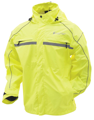 Frogg Toggs - Frogg Toggs Java 2.5 Illuminator Rain Jacket - TR63135-48-LG - Hi-Vis - Large