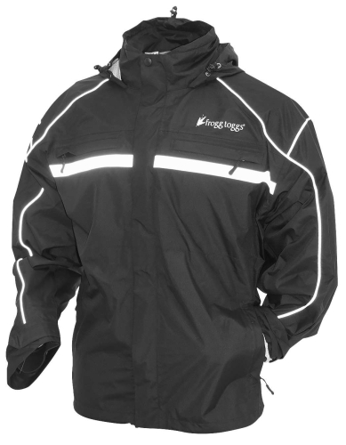 Frogg Toggs - Frogg Toggs Java 2.5 Illuminator Rain Jacket - TR63135-01-2XL - Black - 2XL
