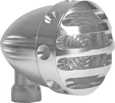 West-Eagle Motorcycle Products - West-Eagle Motorcycle Products ER Mini LED Finned Tail Lights - Polished - 5919-AL