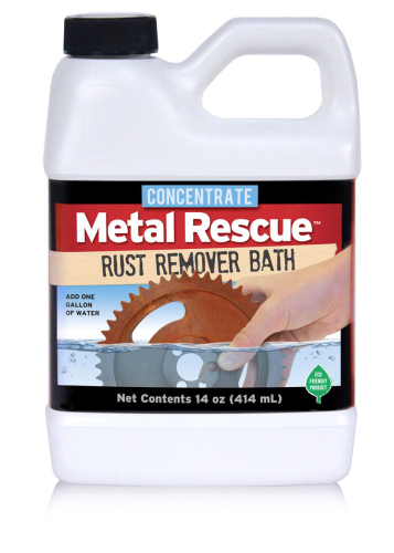 Workshop Hero - Workshop Hero Metal Rescue Rust Remover Bath - 14oz. Concentrated - WH003226