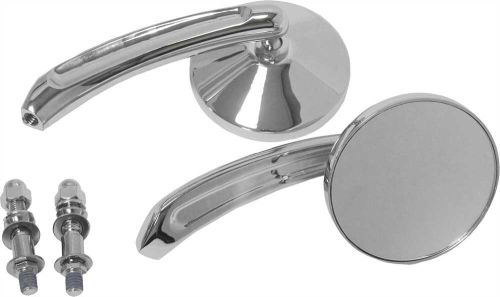 HardDrive - HardDrive Custom Round Mirrors - Chrome - 18-128