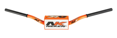 Neken - Neken Aluminum Oversize Handlebars - 85 High - Fluo Orange with Orange/White Pad - R00025CORW