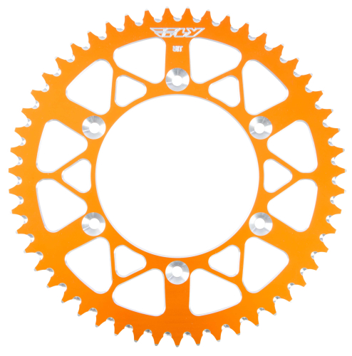 Fly Racing - Fly Racing Aluminum Rear Sprocket - Orange - 51T - 316-51 ORG