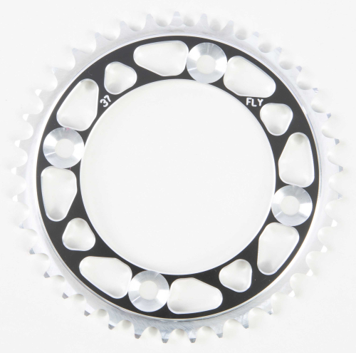 Fly Racing - Fly Racing Aluminum Rear Sprocket - Black - 37T - 315-37 BLK