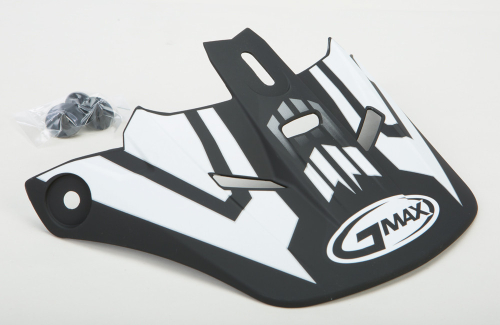 G-Max - G-Max Visor for GM46.2 Race Youth Helmet - YS/YL - Black/White - G046128
