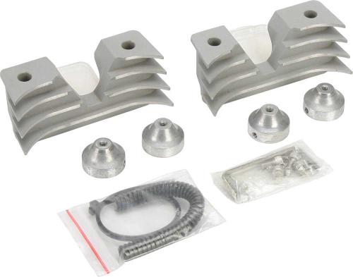 HardDrive - HardDrive Finned Headbolt Covers - Silver - 19-001D4S