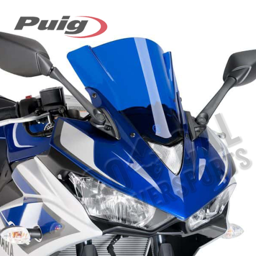 PUIG - PUIG Z-Racing Windscreen - Blue - 7649A