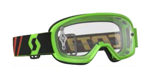 Scott USA - Scott USA Buzz MX Youth Goggles - 246435-5407113 - Fluorescent Green / Clear Lens - OSFM