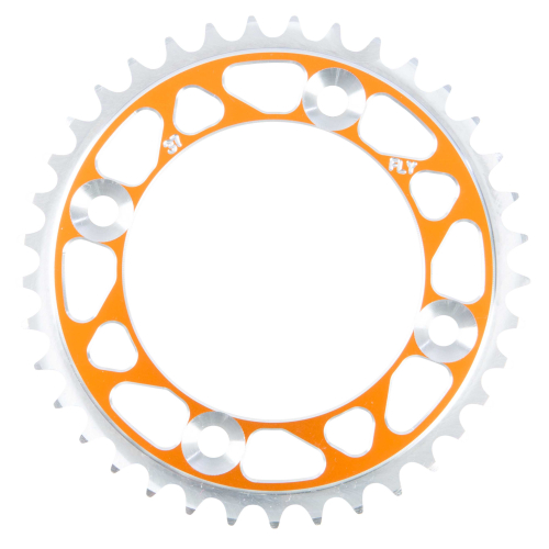 Fly Racing - Fly Racing Aluminum Rear Sprocket - Orange - 37T - 315-37 ORG