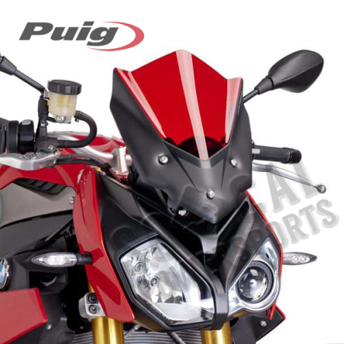 PUIG - PUIG New Generation Sport Windscreen - Red - 7040R