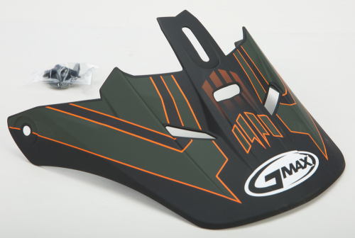 G-Max - G-Max Visor for GM46.2 Race Helmet - XS/S - Green/Orange - G046248