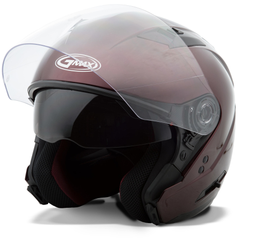 G-Max - G-Max OF77 Solid Helmet - G3770103 - Wine Red - X-Small