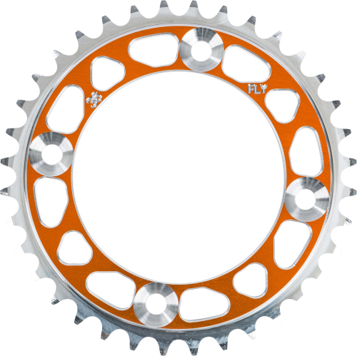 Fly Racing - Fly Racing Aluminum Rear Sprocket - Orange - 36T - 315-36 ORG