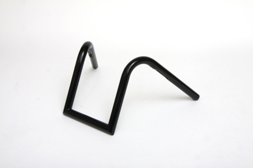 West-Eagle Motorcycle Products - West-Eagle Motorcycle Products 1in. Tall Rabbit Handlebar with Dimples - Black - 0818-BK