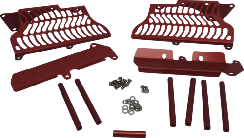 Unabiker - Unabiker Radiator Guards - Red - HF150R-R