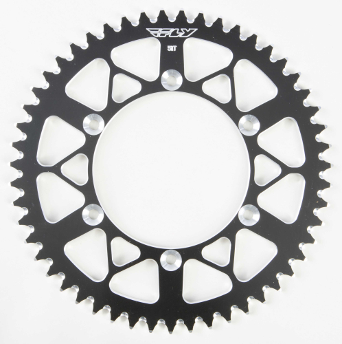 Fly Racing - Fly Racing Aluminum Rear Sprocket - Black - 51T - 511-51 BLK