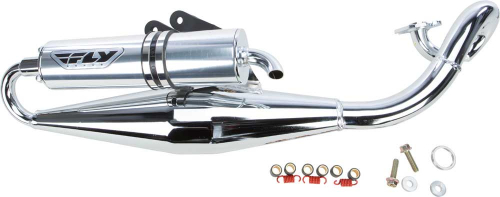 Fly Racing - Fly Racing Exhaust System - Chrome - 0923003C