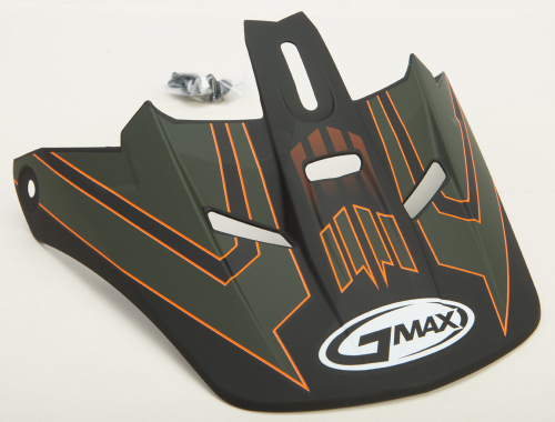 G-Max - G-Max Visor for GM46.2 Race Helmet - M/3XL - Green/Orange - G046247
