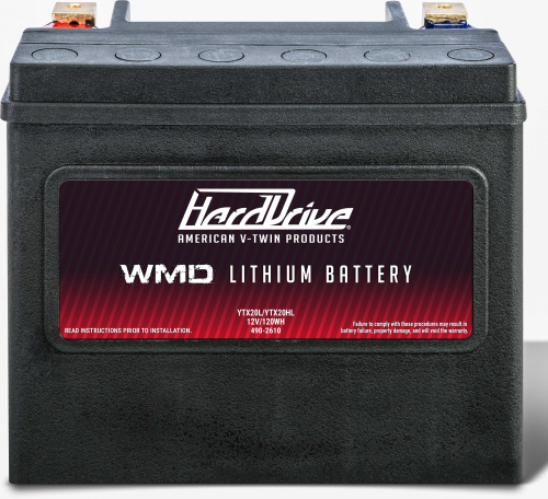 HardDrive - HardDrive WMD Lithium Battery - YTX20HL-BS/YTX20L-BS - HJVT-1-FPP