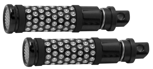 Arlen Ness - Arlen Ness Billet Footpegs - Holeshot - Black - M-1041