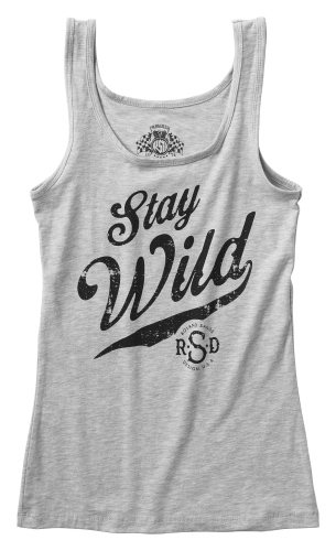 RSD - RSD Stay Wild Womens Tank Top - 0804-1758-0855 - Heather Gray - X-Large